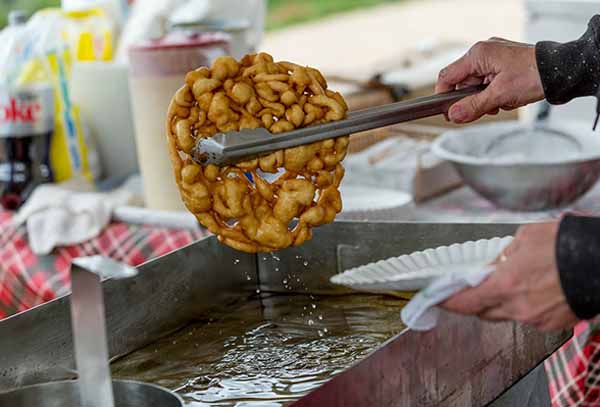 Funnel Cakes by Marceline Rotary Club #2295 | Marceline Wine & Art Stroll